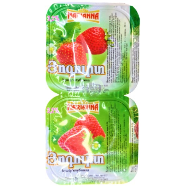 Yoghurt "Marianna" with strawberry 3.2% 125g