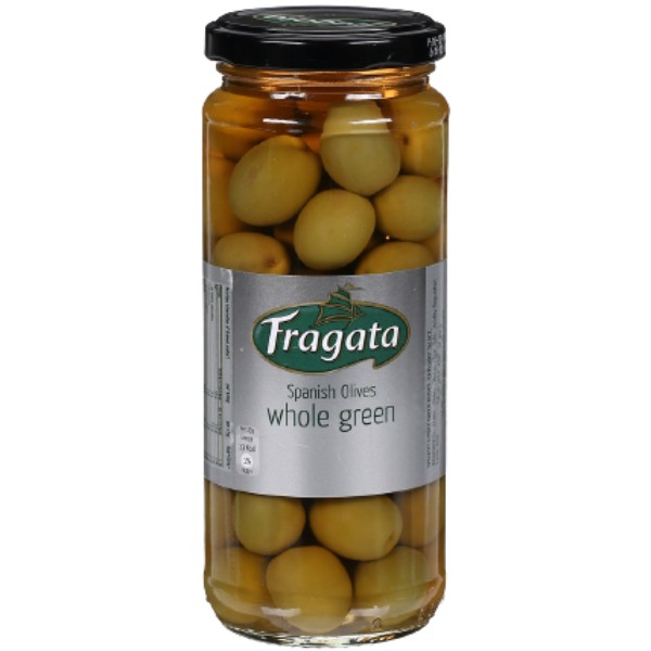 Olives "Fragata" green pitted g/b 340g