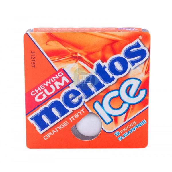 Chewing gum "Mentos" ice orange 12.9 gr