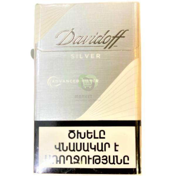Cigarettes "Davidoff" Advance Silver King Size 20pcs