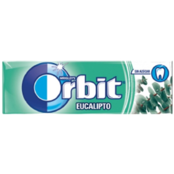 Chewing gum "Orbit" menthol and eucalyptus 13.6g