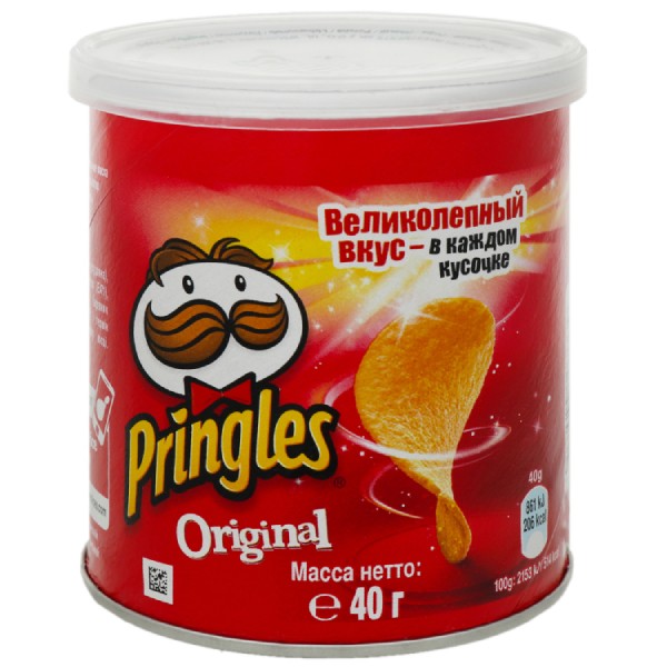 Չիպսեր «Pringles» օրիգինալ 40գր