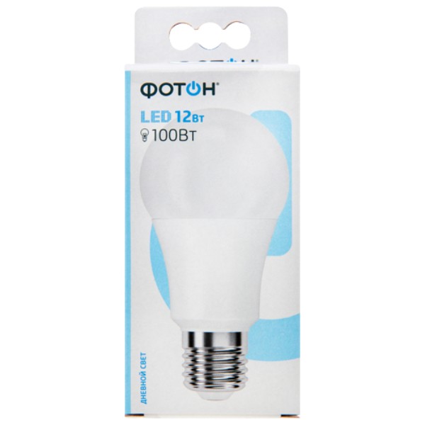 Bulb "Photon" LED daylight A60 E27 12W 4000 1pcs