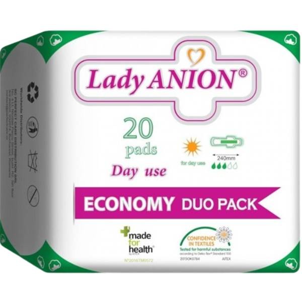 Gasket "Lady anion" women's economy duo pack day 240mm N20