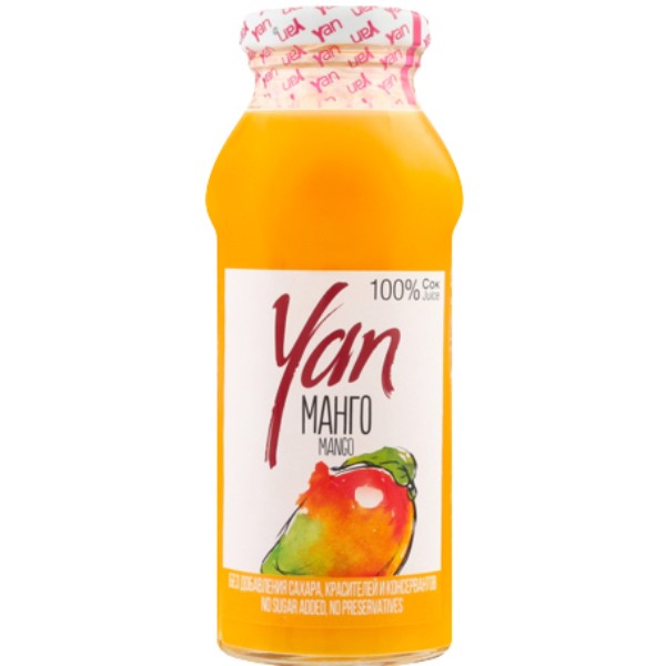 Juice "Yan" mango g/b 250ml