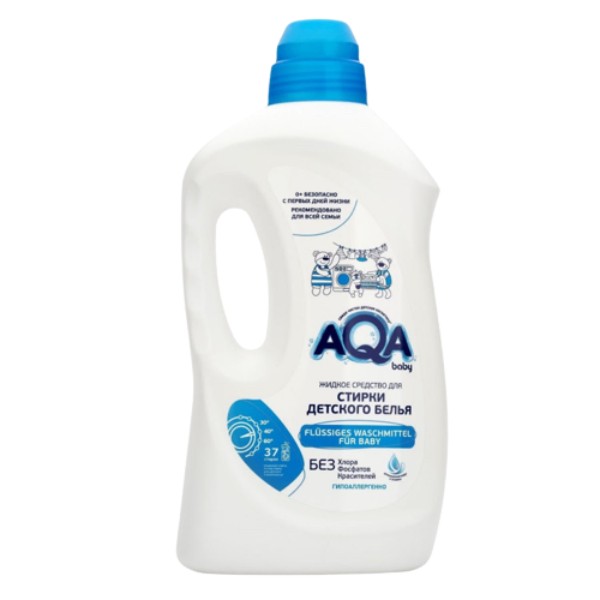 Жидкое средство для стирки "AQA" для детского белья 1.5л