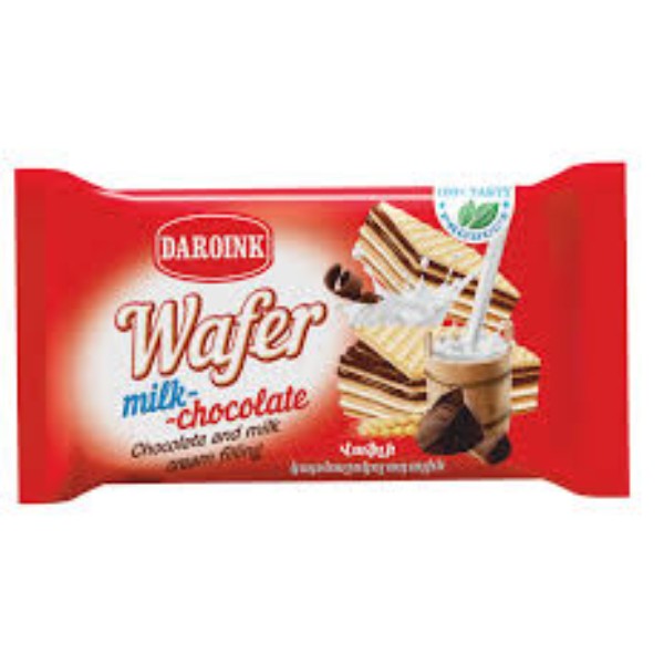 Вафли "Daroink wafer" молочный шоколад 180г