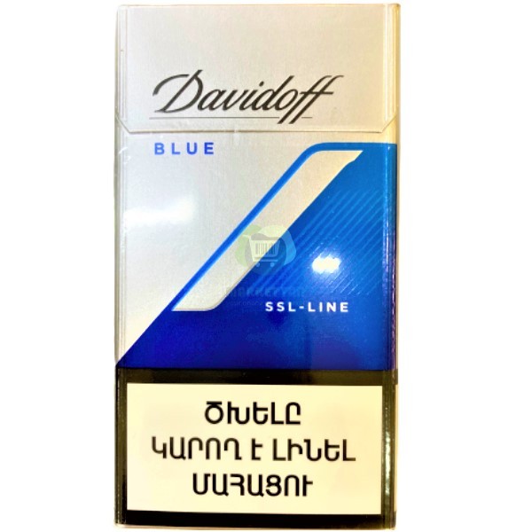 Cigarettes "Davidoff" Blue Superslims-line 20pcs
