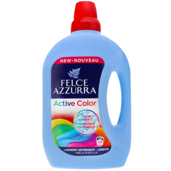 Гель для стирки "Felce Azzurra" Active Color для цветных 1595мл