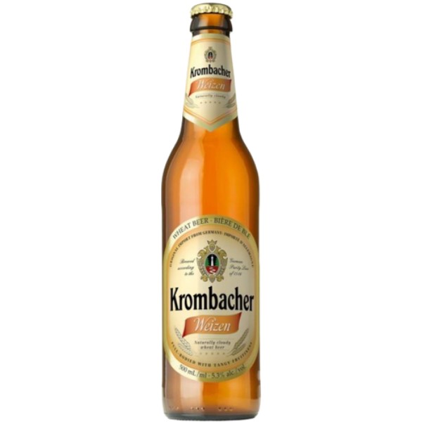 Пиво "Krombacher" Weizen 5.3% с/б 0.5л