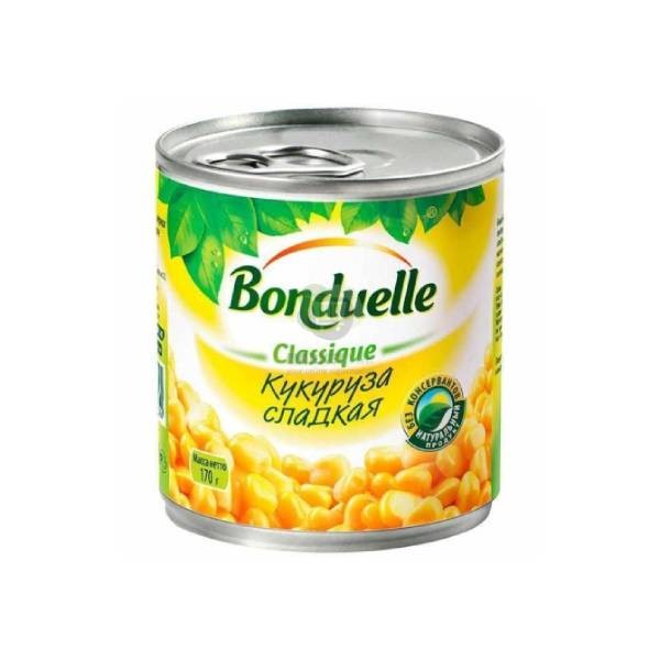 Кукуруза "Bonduelle" сладкая 170 гр