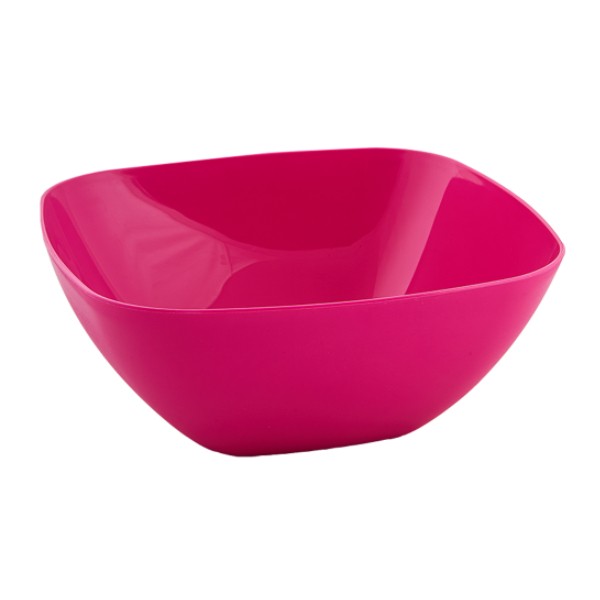 Pink salad bowl "Marketyan" 120*120*55mm