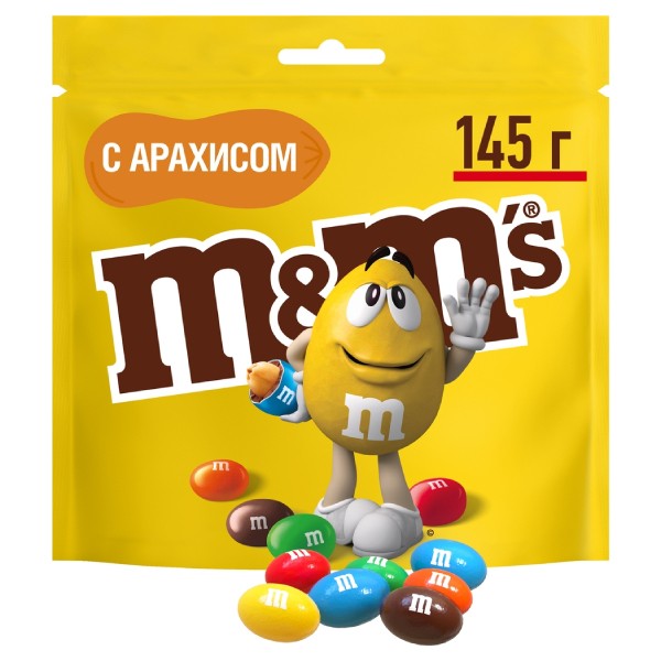 Կոնֆետներ «M&M's» գետնանուշով 145գ