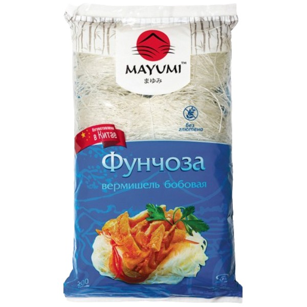 Фунчоза "Mayumi" бобовая 200г