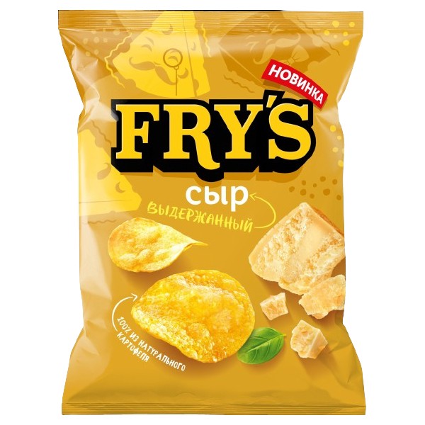 Чипсы картофельные "Fry's" выдержанный сыр 35г