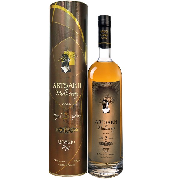 Vodka "Artsakh" Mulberry 3 year old 0 05l