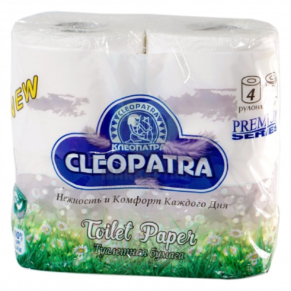 Toilet paper "Cleopatra" 3 layers 4pcs
