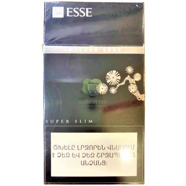 Cigarettes "Esse" Golden Leaf Black Superslims 20pcs
