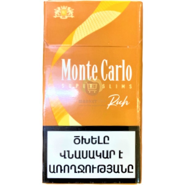 Cigarettes "Monte Carlo" Rich Superslims 20pcs