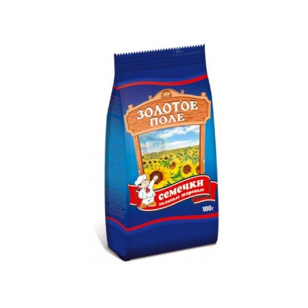 Roasted sunflower seeds "Zolotoe pole" 100 gr