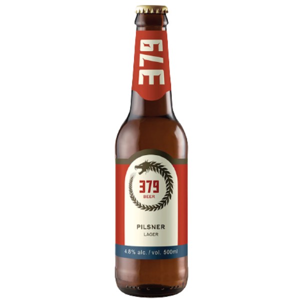 Beer "379" Pilsner Lager light g/b 4.8% 0.5l
