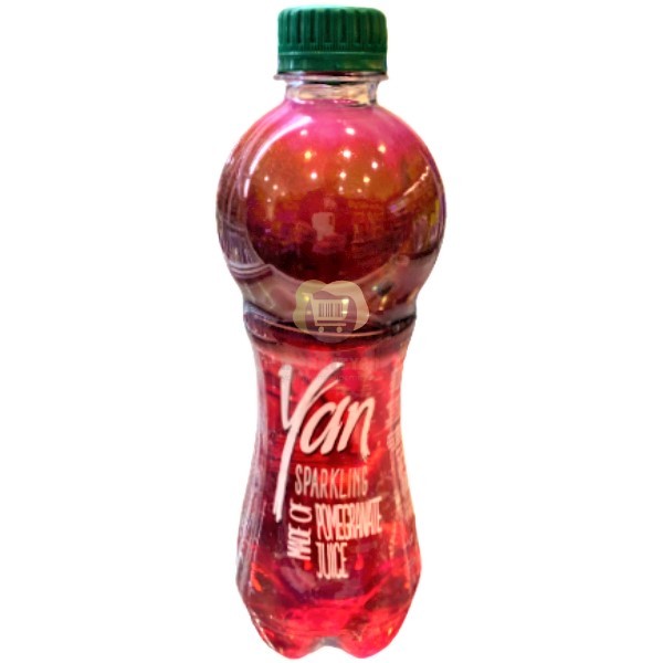 Refreshing carbonated drink "Yan" pomegranate 470ml
