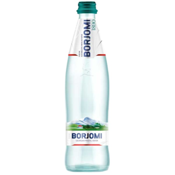 Вода минеральная "Borjomi" с/б 0.5л