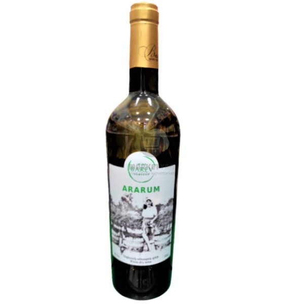 Գինի «Barev Ararum» սպիտակ անապակ 12% 0.75լ