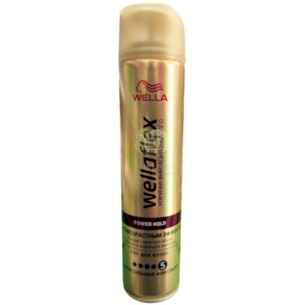 Hairspray "Wella Wellaflex" with anti-aging effect super strong hold 250ml