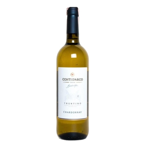 Գինի «Conti D'Arco» Տրենտինո Շարդոնե սպիտակ անապակ 12,5% 750մլ