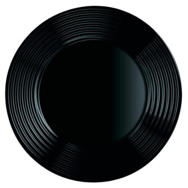 Plate "Luminarc" Harena black 19cm 1pcs