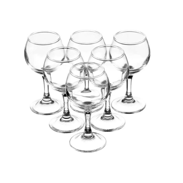 Glass for vodka "French Brasserie" glass 65ml 6pcs