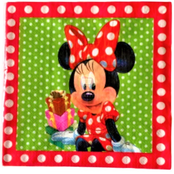 Baby napkins "Minnie Mouse" 20pcs