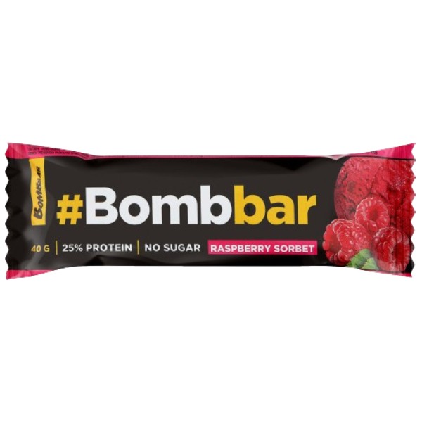 Bar "Bombar" protein chocolate raspberry sorbet 40g