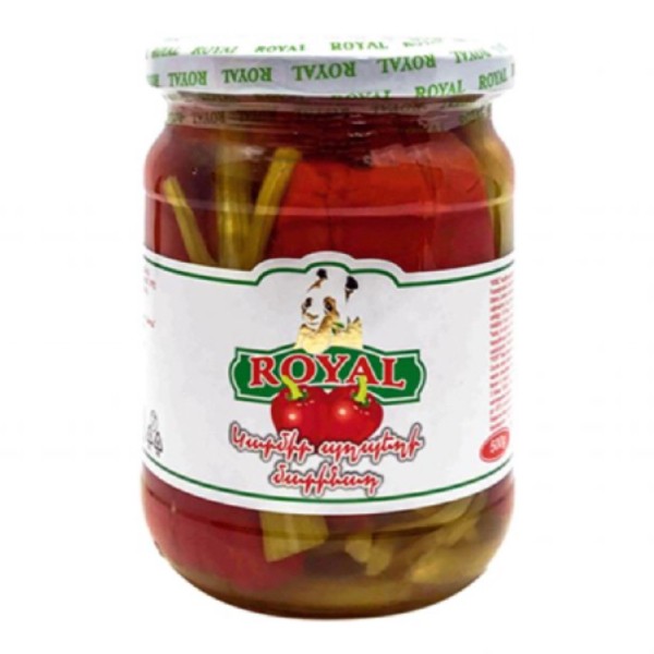 Marinated red pepper "Royal" 500g