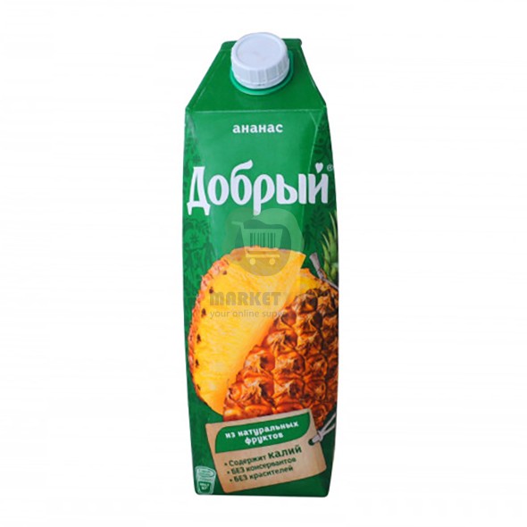Juice "Dobry" pineapple nectar 1l