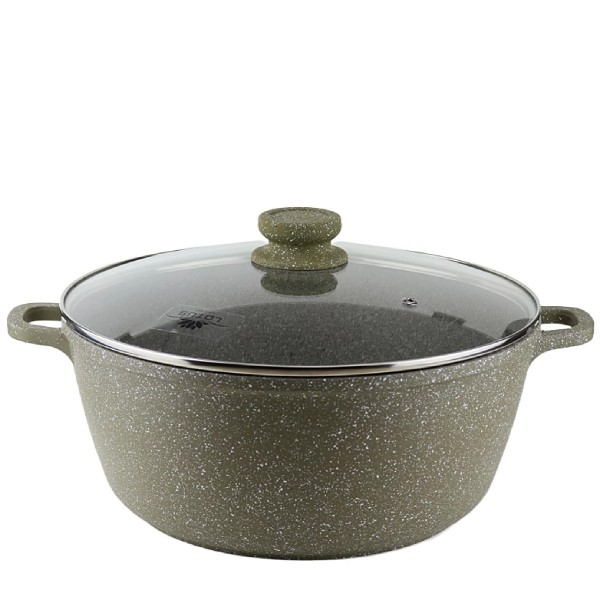 Granite Pot 30 "Marketyan" Brown Blue