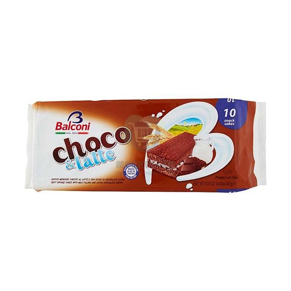 Biscuit "Balconi" chocolate and latte 300 gr