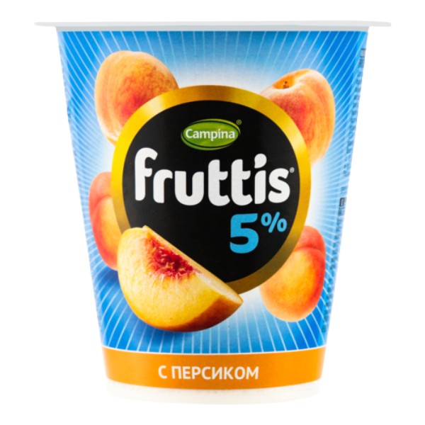 Йогурт "Fruttis" 5% с персиком 290г