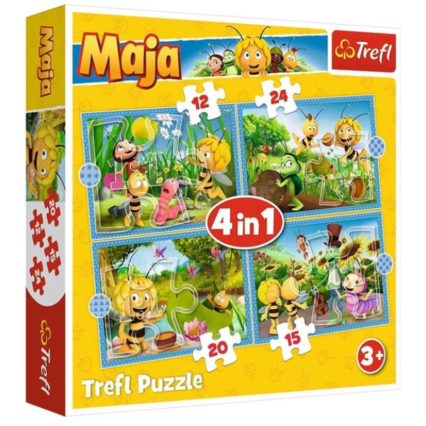 Puzzle "Trefl" Adventures of Maya the Bee 35-48-54-70 pieces