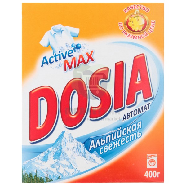 Washing powder "Dosia" automatic white alpine freshness 400g