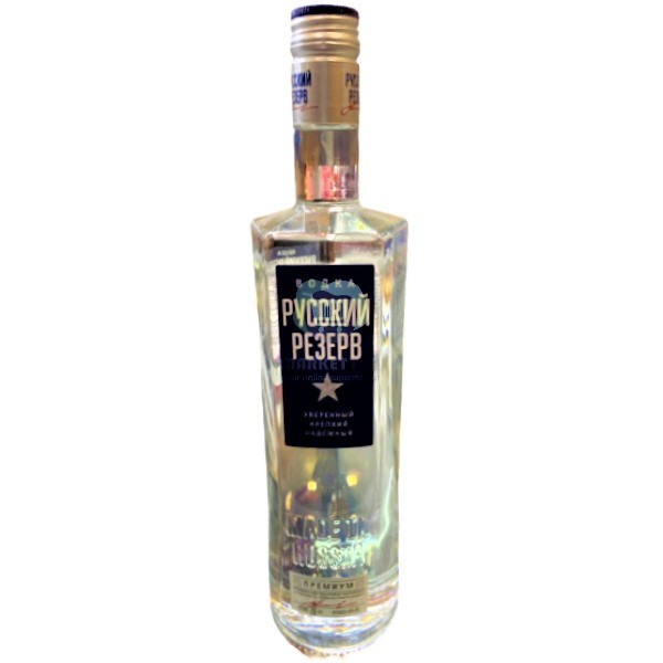 Vodka "Russkiy rezerv" Premium 40% 0.7l