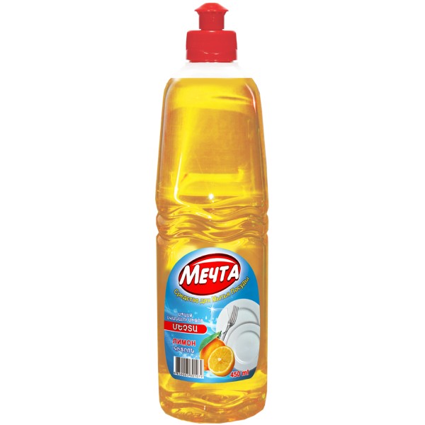 Dishwashing liquid "Mechta" lemon 450ml