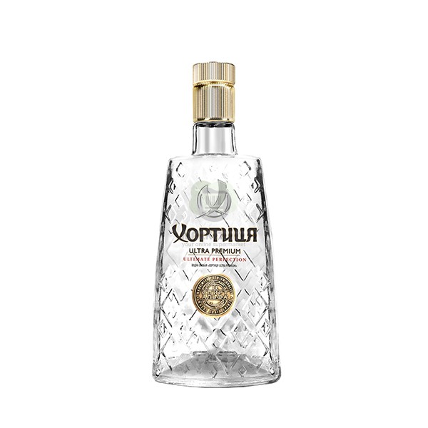 Vodka "Khortytsa" ultra premium 40% 0.5l