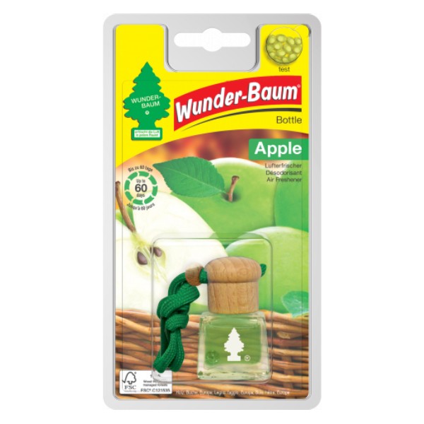 Автомобильный запах "Wunder-Baum"яблоко.