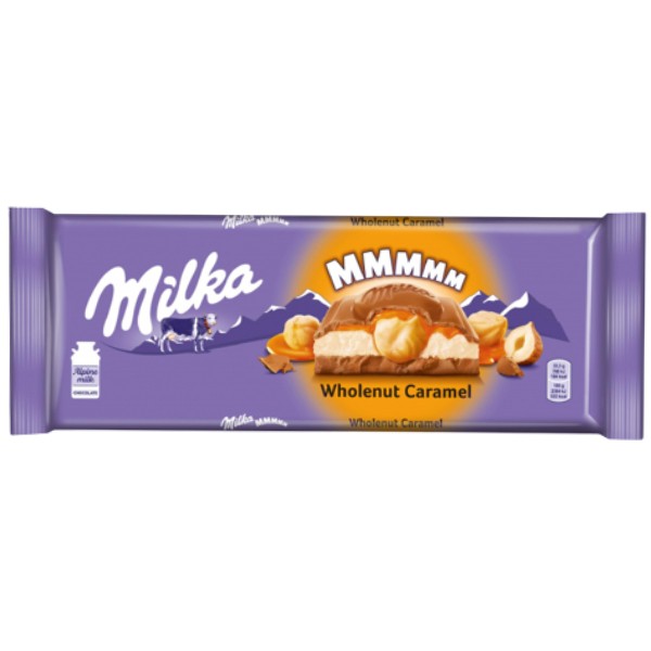 Шоколад "Milka" с арахисом и карамелью 276г