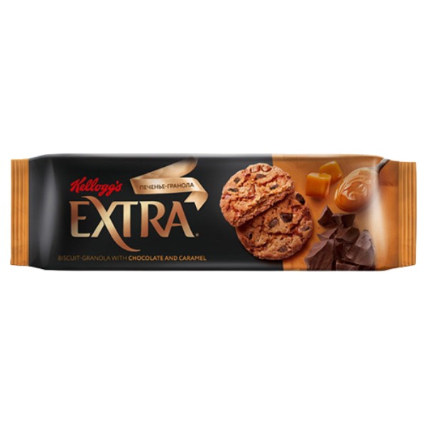 Cookies-granola "Kellogg's" Extra sweet with chocolate and caramel 150g