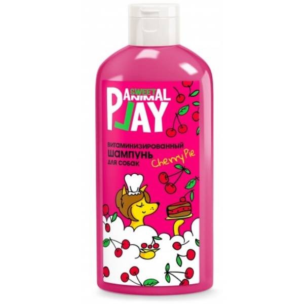 Shampoo for dogs and cats "Sweet Animal Play" strengthening strawberry 300ml