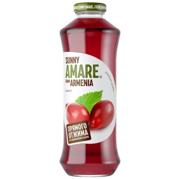 Juice "Amare" cornel freshly squeezed g/b 750ml