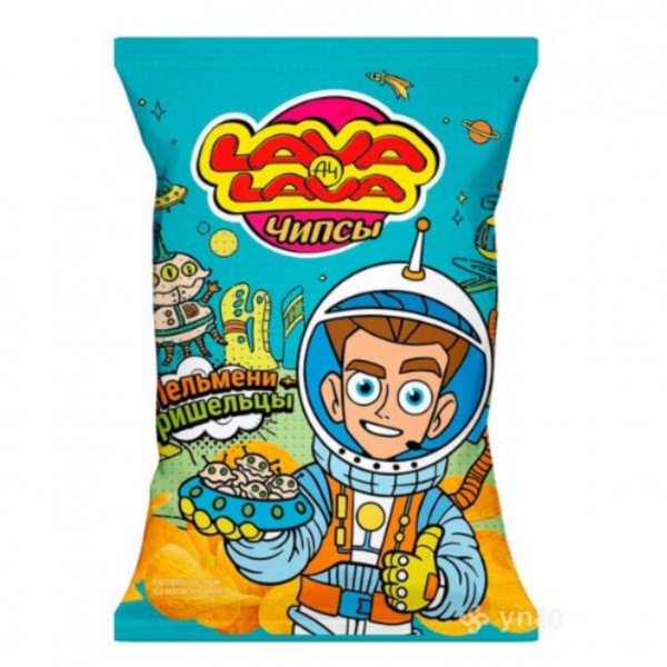 Chips "Lava Lava" with dumplings flavor 50g